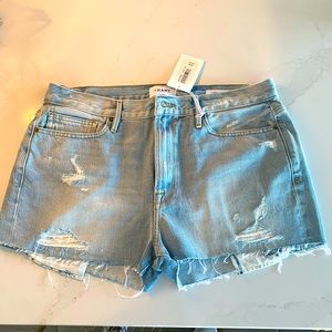 Frame Le Beau Denim Shorts